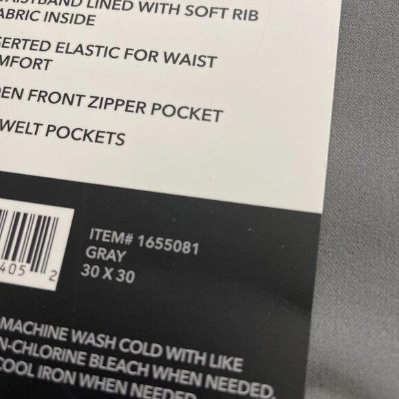 NEW Marc New York Mens 30 Commuter Pants  Andrew Marc Gray Slim-Fit - Picture 9 of 13